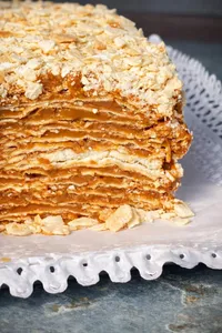 Torta milhojas manjar crema (SIN AZUCAR AÑADIDA) 15P Aprox.