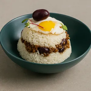 Arroz tapado de la tía Raquel