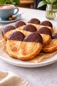 Palmera bañada con chocolate