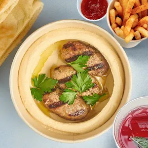 Hummus Kebab en Combo