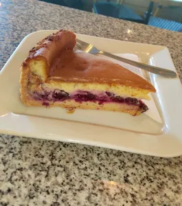 Kuchen horneado con arándanos