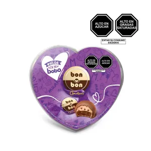 Chocolate Bon O Bon Chocolinas Corazon Acrilico X 105 Gr