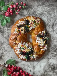 Rosca navideña
