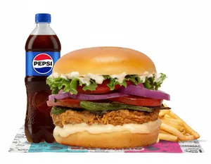 Combo ChickenBurguesa Habanero.