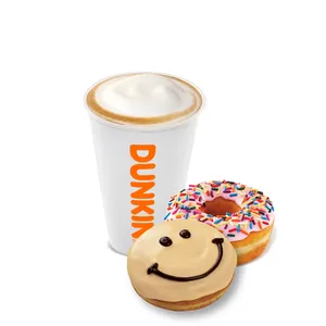 Latte M + 2 Donuts