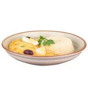 Ají de gallina + Chicha morada