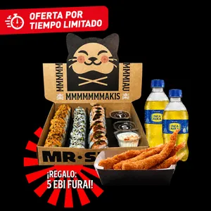 Super maki box (30 cortes + 2 bebidas)