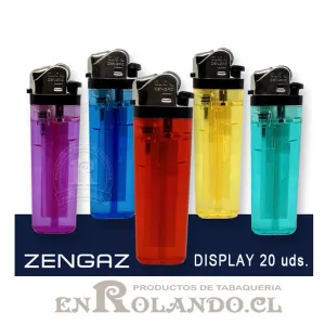 Encendedor Zengaz Cliq Transparente