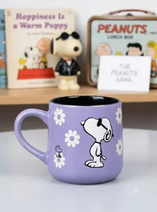TAZA SNOOPY LILA