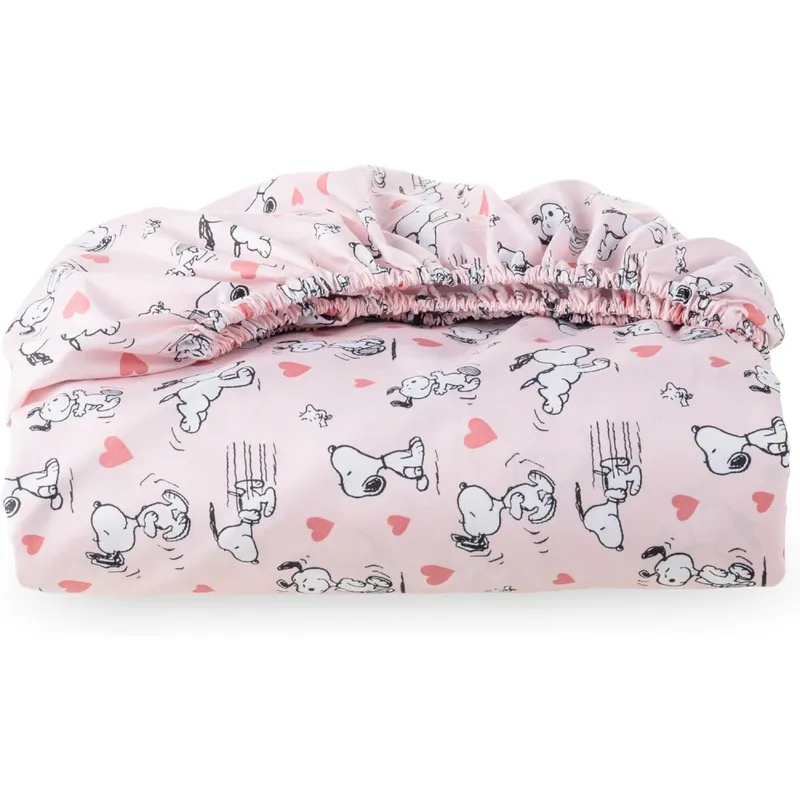 SABANA SNOOPY ROSA 2 PLAZAS SABANA SNOOPY ROSA 2 PLAZAS