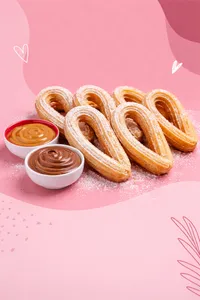 Vegan Churros Bucle (6) + 2 dips