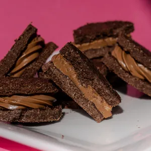 Alfajor brownie low carb