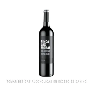 Vino Las Moras Reserva Malbec X 750 Ml