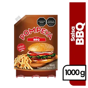 SALSA BBQ POMPEYA X 1000 GRS