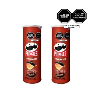 Pack (2 Papas Pringles Churrasco X 109 Gr)
