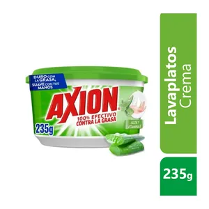 LAVAPLATOS CREMA AXION ALOE Y VITAMINA E X 235 GRS