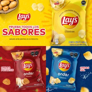 Papas Lays Clásicas x 140 g