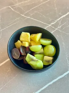 Vaso de fruta fresca