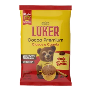 COCOA PREMIUM LUKER 200G CLAVOS Y CANELA