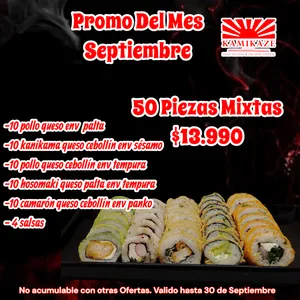 Promo del Mes: 50 Piezas Mixta