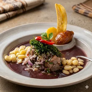 Ceviche de conchas negras