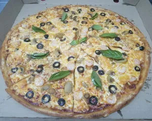 Pizza de camarón