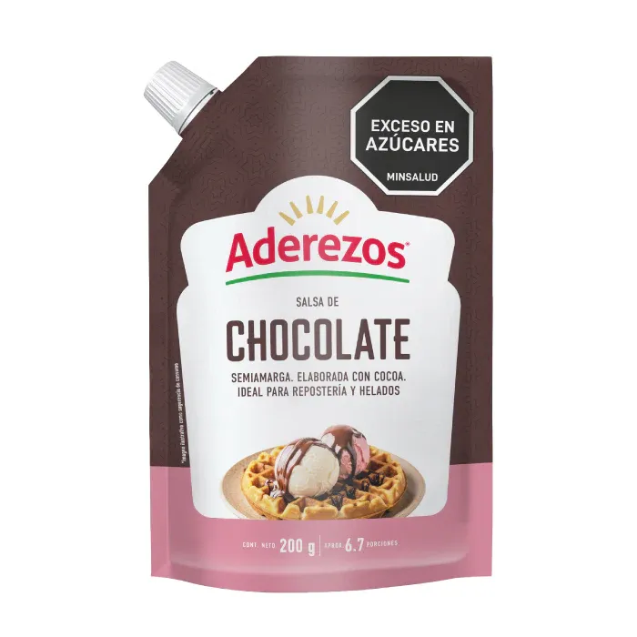SALSA DE CHOCOLATE ADEREZOS  X 200 GRS