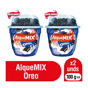 2 alimento lacteo alquemix alqueria con oreo x 100 grs 2 alimento lacteo alquemix alqueria con oreo x 100 grs