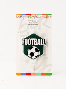 Vela escudo football 1pz