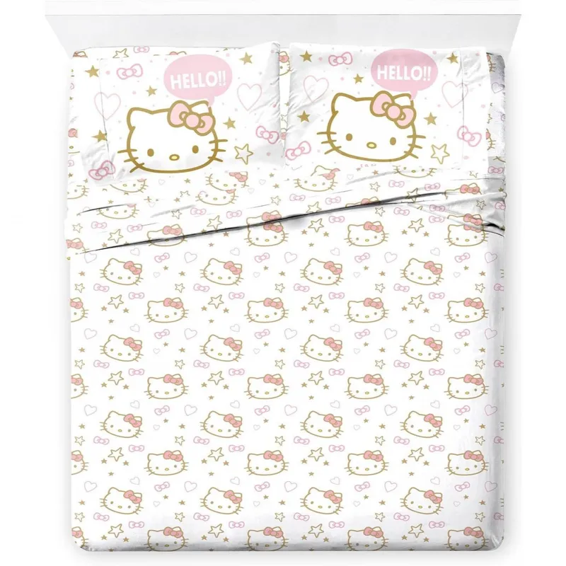 Juego de sábanas Hello Kitty Juego de sábanas Hello Kitty