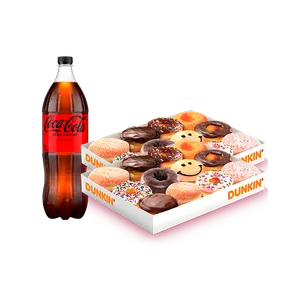 24 Donuts + Bebida 1,5 Ltrs