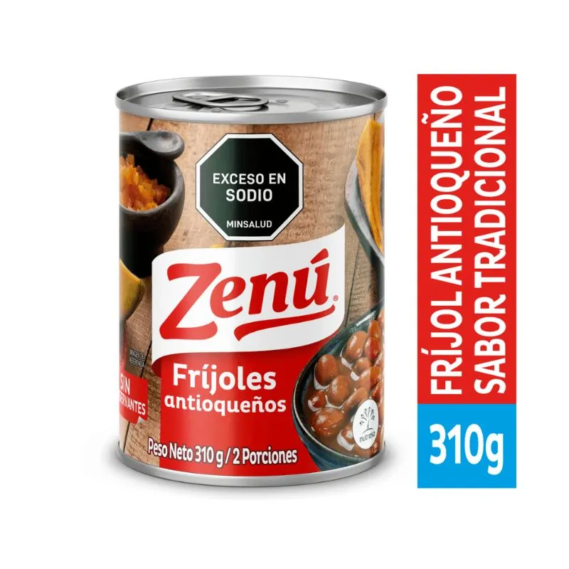 FRIJOLES ZENU ANTIOQUEÑOS X 310 GRS FRIJOLES ZENU ANTIOQUEÑOS X 310 GRS