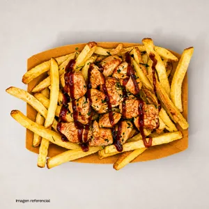 PAPAS CON POLLO TERIYAKI