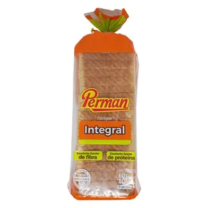 Pan tajado integral perman x 480 grs