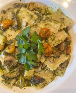 Raviol Alcachofa Nuez