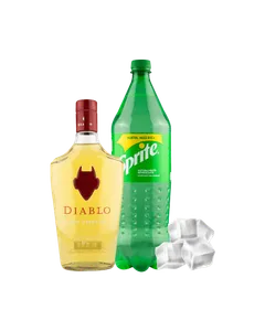 Pisco Diablo 1lt +sprite