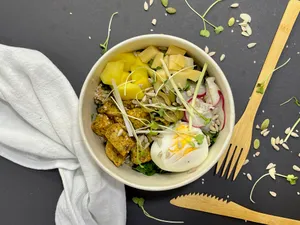 Ensalada de Kale y Trigo Americano