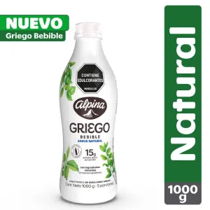 YOGURT GRIEGO ALPINA  1000G SABOR NATURAL