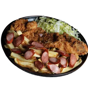 Salchi broaster pierna