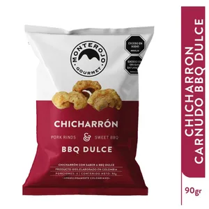 Chicharron carnudo monterojo gourmet bbg dulce x 90 grs