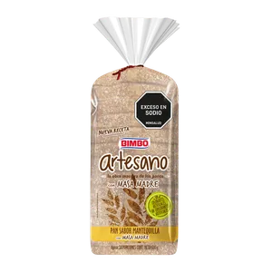 PAN MATEQUILLA BIMBO 500G ARTESANO MASA MADRE