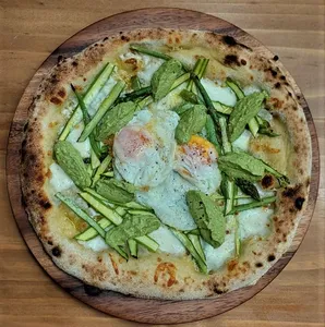 Espárragos Huevo Frito