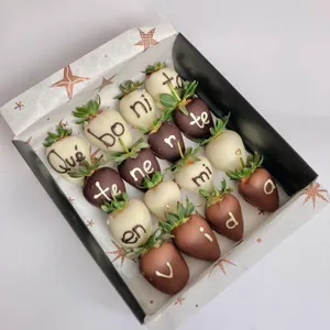 Fresas con chocolate personalizadas
