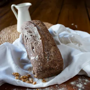 Pan De Molde Blanco Con Nuez (Masa Madre 900 G)