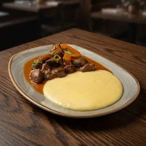 Osobuco con Polenta Cremosa