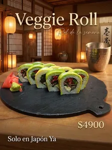 Roll de la Semana Veggie roll Roll de la Semana Veggie roll