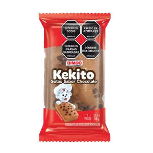PONQUECITO KEKITO BIMBO GOTAS DE CHOCOLATE X 50 GRS