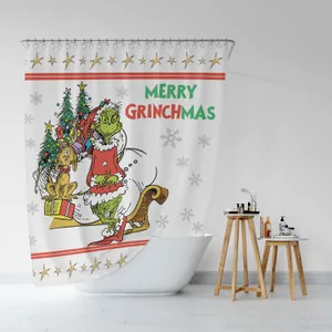 CORTINA DE BAÑO THE GRINCH 1