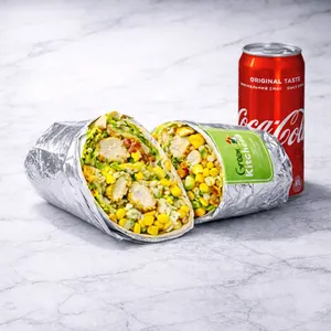 Wrap pollo frito + bebida