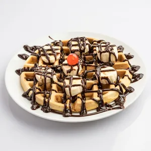 Choco Banana Waffle
